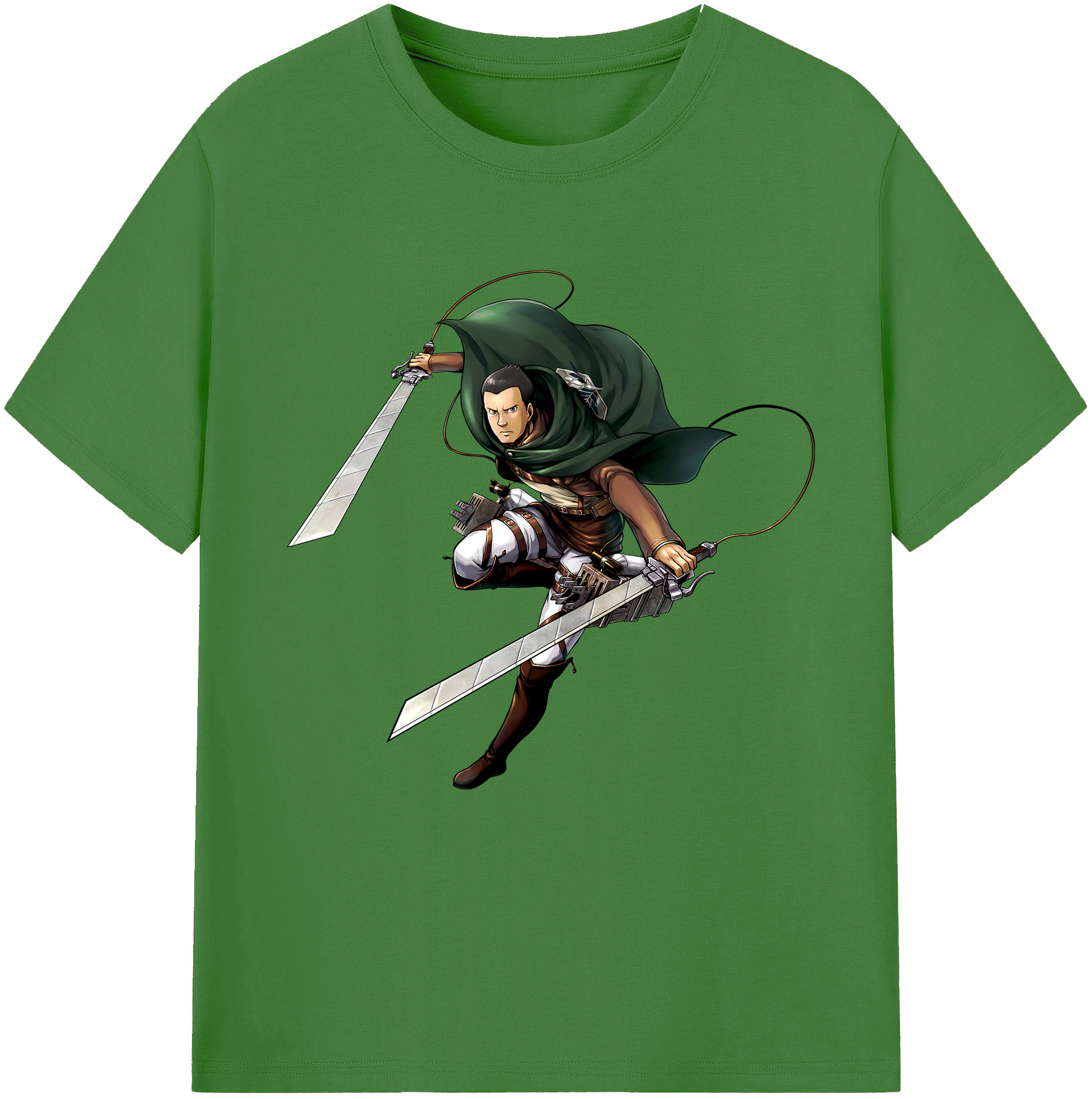 （画像用） 進撃の巨人 Attack on Titan レディースカジュアルプリントTシャツ（綿100％）